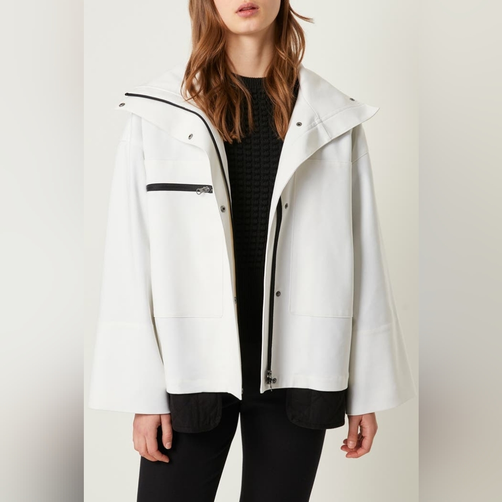 NWT French Connection Betti Technical Kimono Sleeve Jacket Small